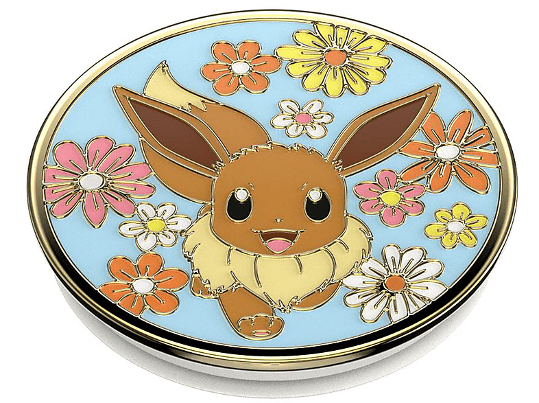 Popsockets PopGrip Pokémon Enamel Floral Eevee; Zusammenklappbarer Griff — Foto 5 von 5