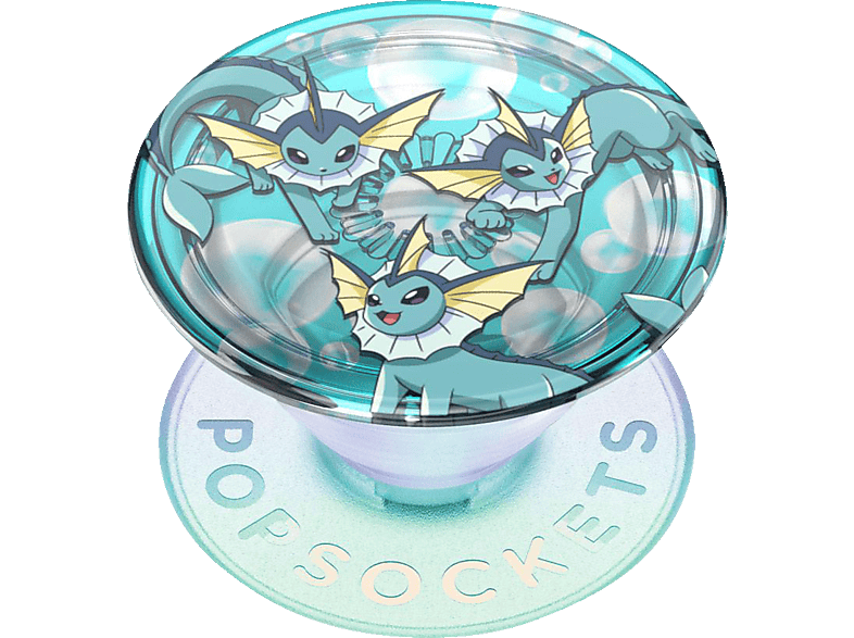 Pokémon PopGrip Mehrfarbig Vaporeon Bubbles Handyhalterung, POPSOCKETS