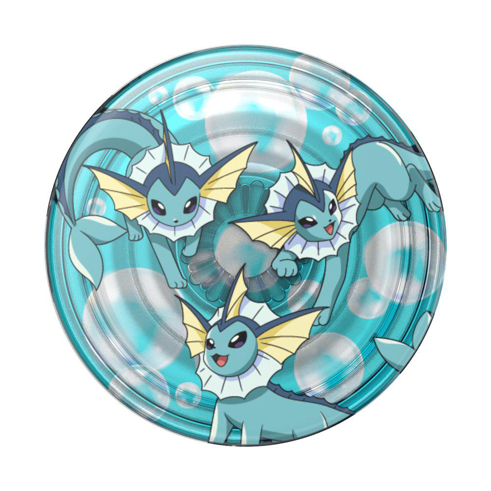 POPSOCKETS PopGrip Pokémon Vaporeon Bubbles Handyhalterung, Mehrfarbig