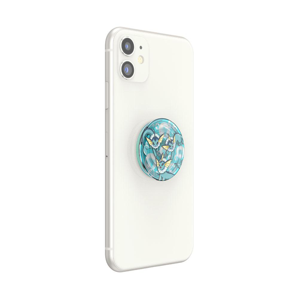 POPSOCKETS PopGrip Pokémon Vaporeon Bubbles Handyhalterung, Mehrfarbig