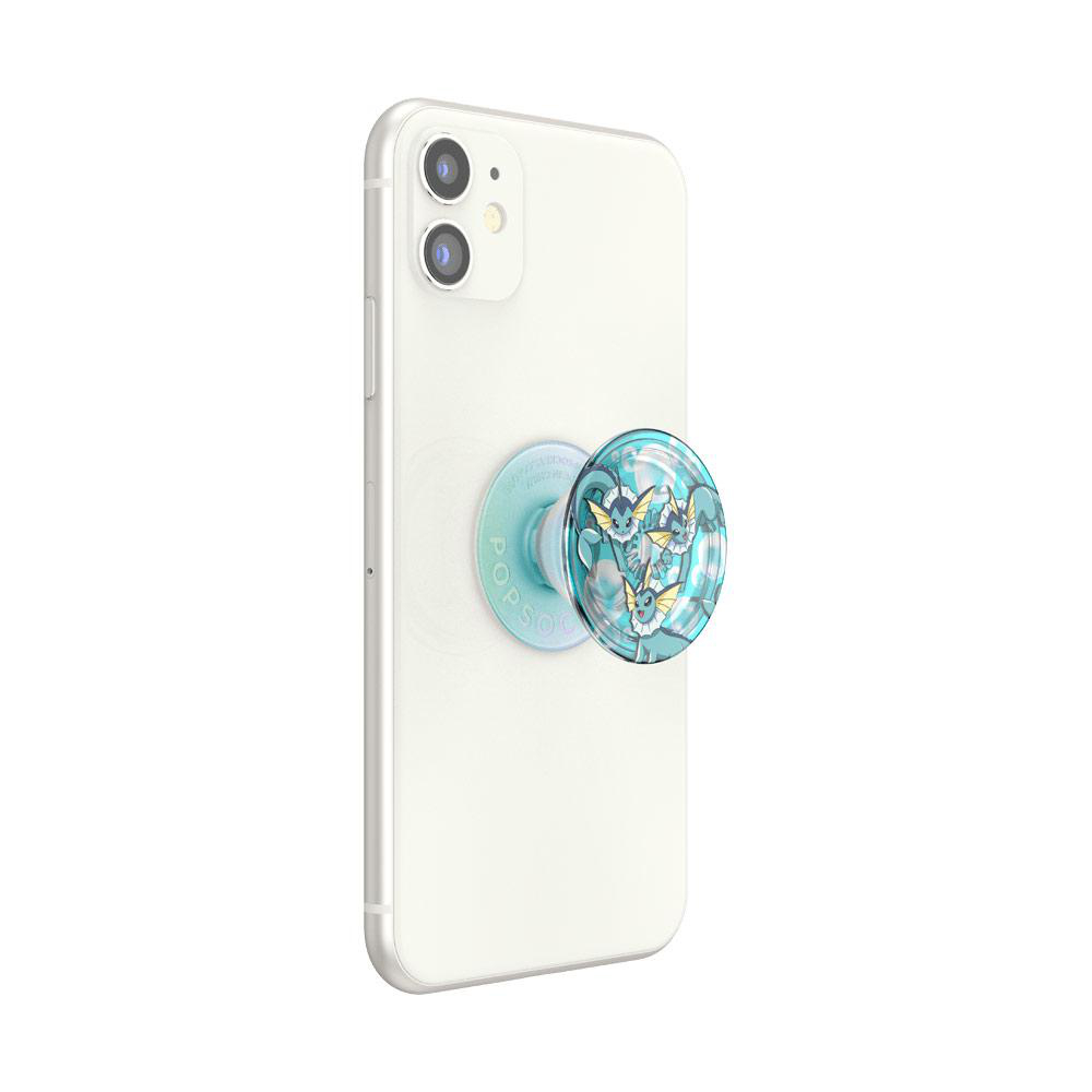 POPSOCKETS PopGrip Pokémon Vaporeon Bubbles Handyhalterung, Mehrfarbig