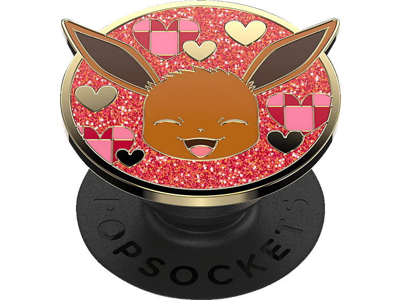 POPSOCKETS PopGrip Pokémon Enamel Eevee Xoxo Handyhalterung, Mehrfarbig