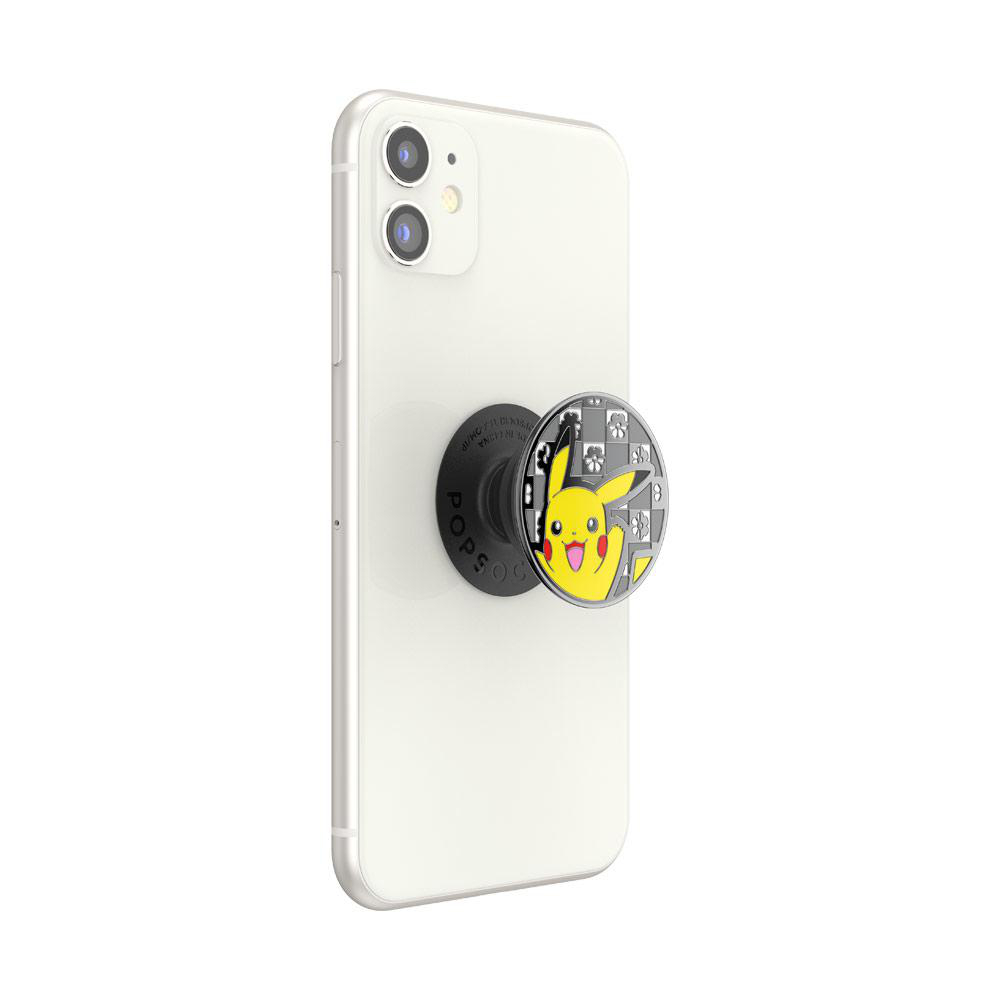 POPSOCKETS PopGrip Pokémon Enamel Hey Pikachu Handyhalterung, Mehrfarbig