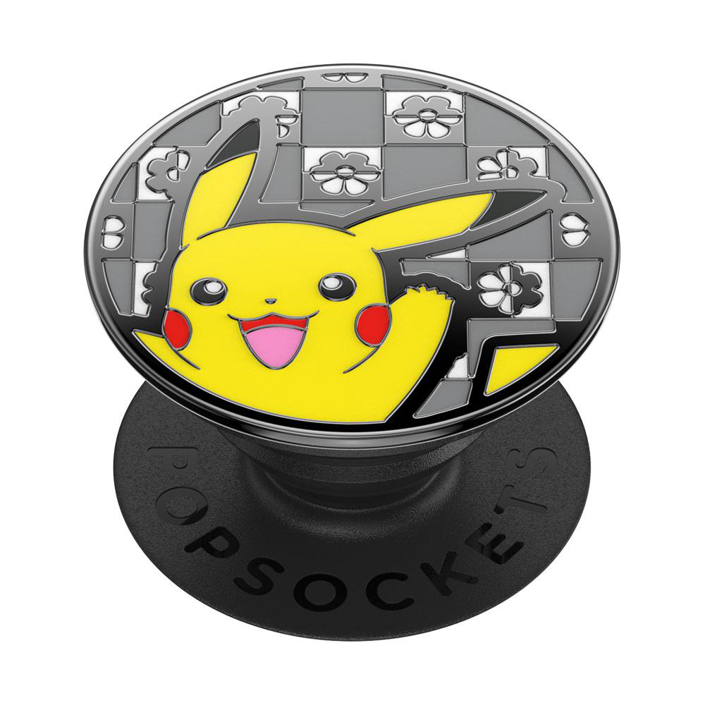 POPSOCKETS PopGrip Pokémon Enamel Handyhalterung, Hey Mehrfarbig Pikachu