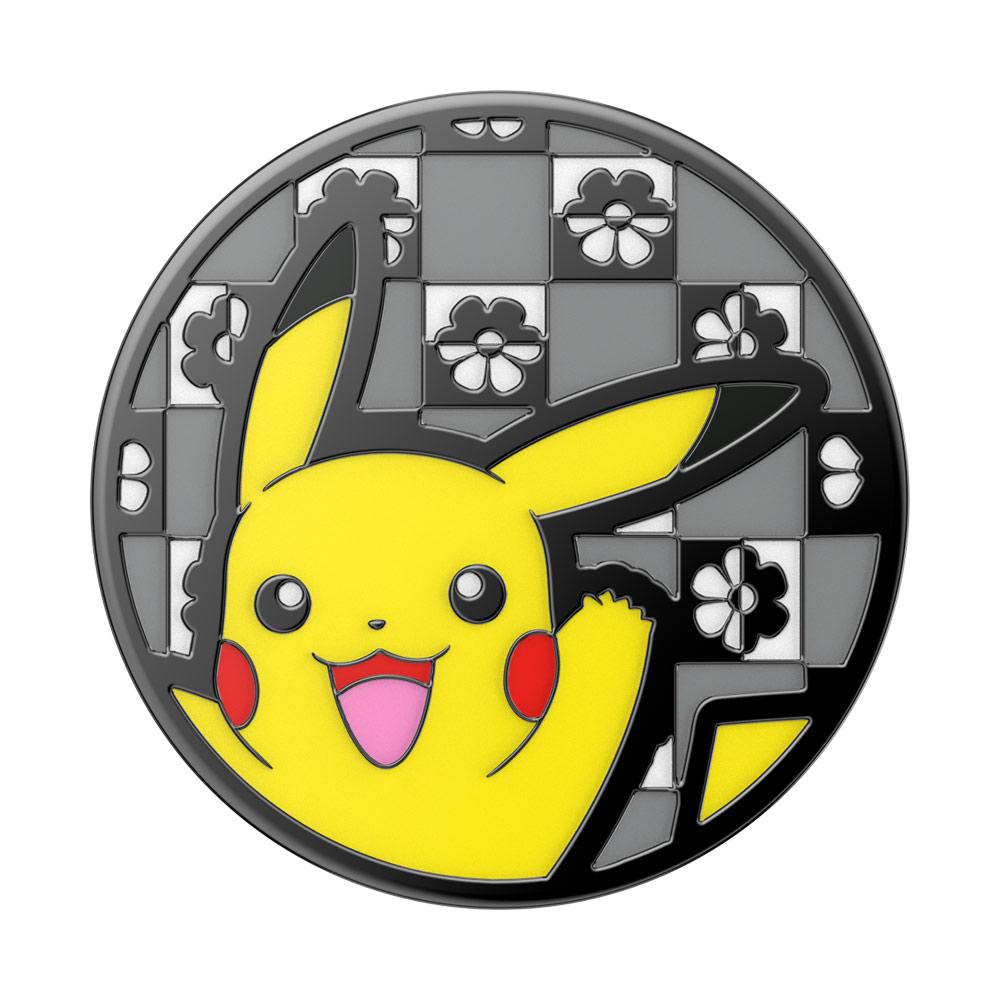 POPSOCKETS Pokémon Mehrfarbig PopGrip Hey Pikachu Enamel Handyhalterung,
