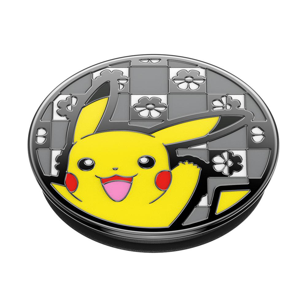 POPSOCKETS PopGrip Pokémon Enamel Hey Pikachu Handyhalterung, Mehrfarbig