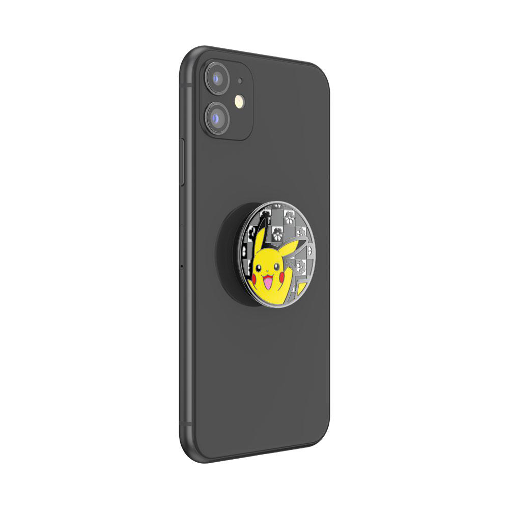 POPSOCKETS PopGrip Pokémon Enamel Handyhalterung, Hey Mehrfarbig Pikachu