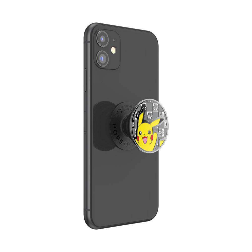 POPSOCKETS PopGrip Pokémon Enamel Hey Pikachu Handyhalterung, Mehrfarbig