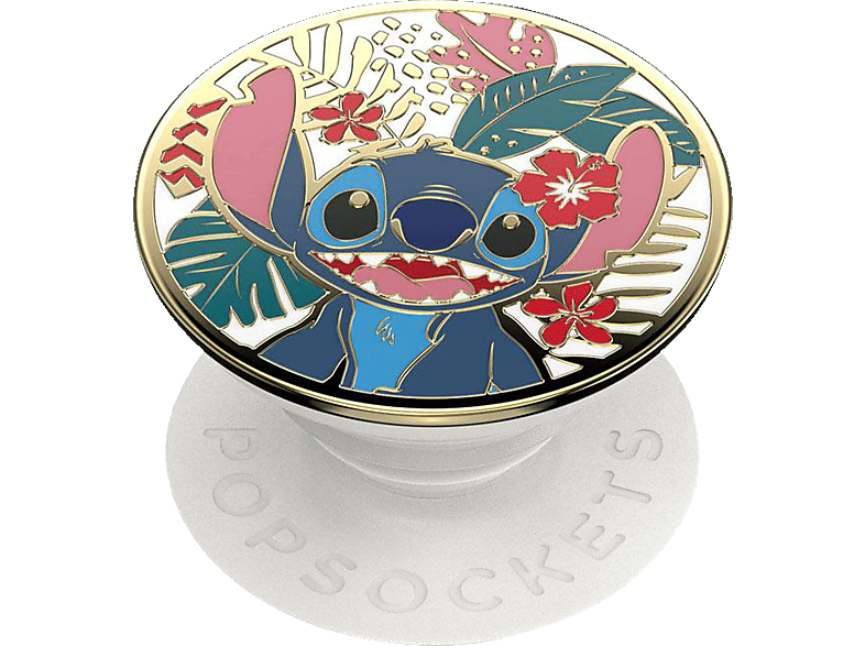 POPSOCKETS PopGrip Enamel Handyhalterung, Stitch Disney Mehrfarbig