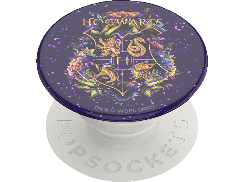 Harry POPSOCKETS Hogwarts Handyhalterung, Potter Floral PopGrip Glitter