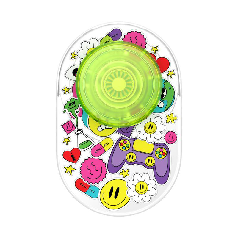 POPSOCKETS PopGrip für MagSafe Handyhalterung, Bright Psych