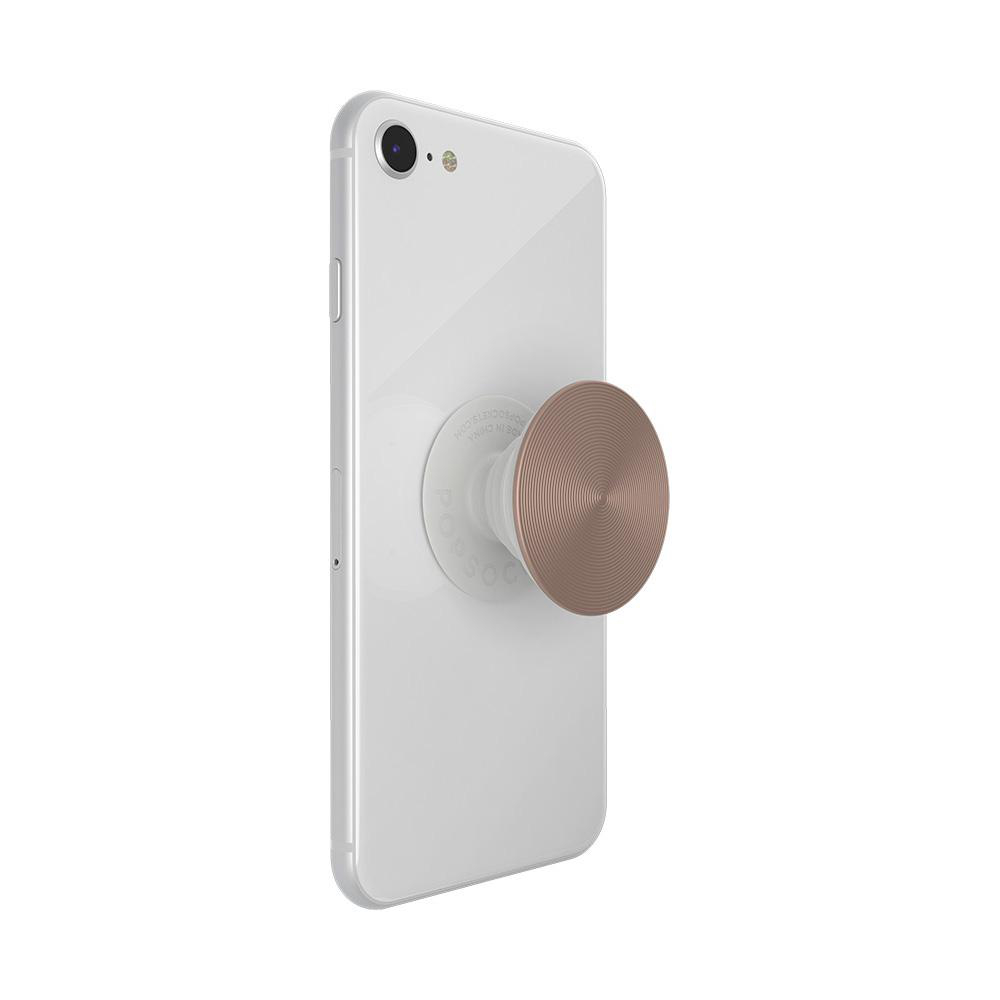 POPSOCKETS PopGrip Handyhalterung, Twist Rose Gold Aluminum