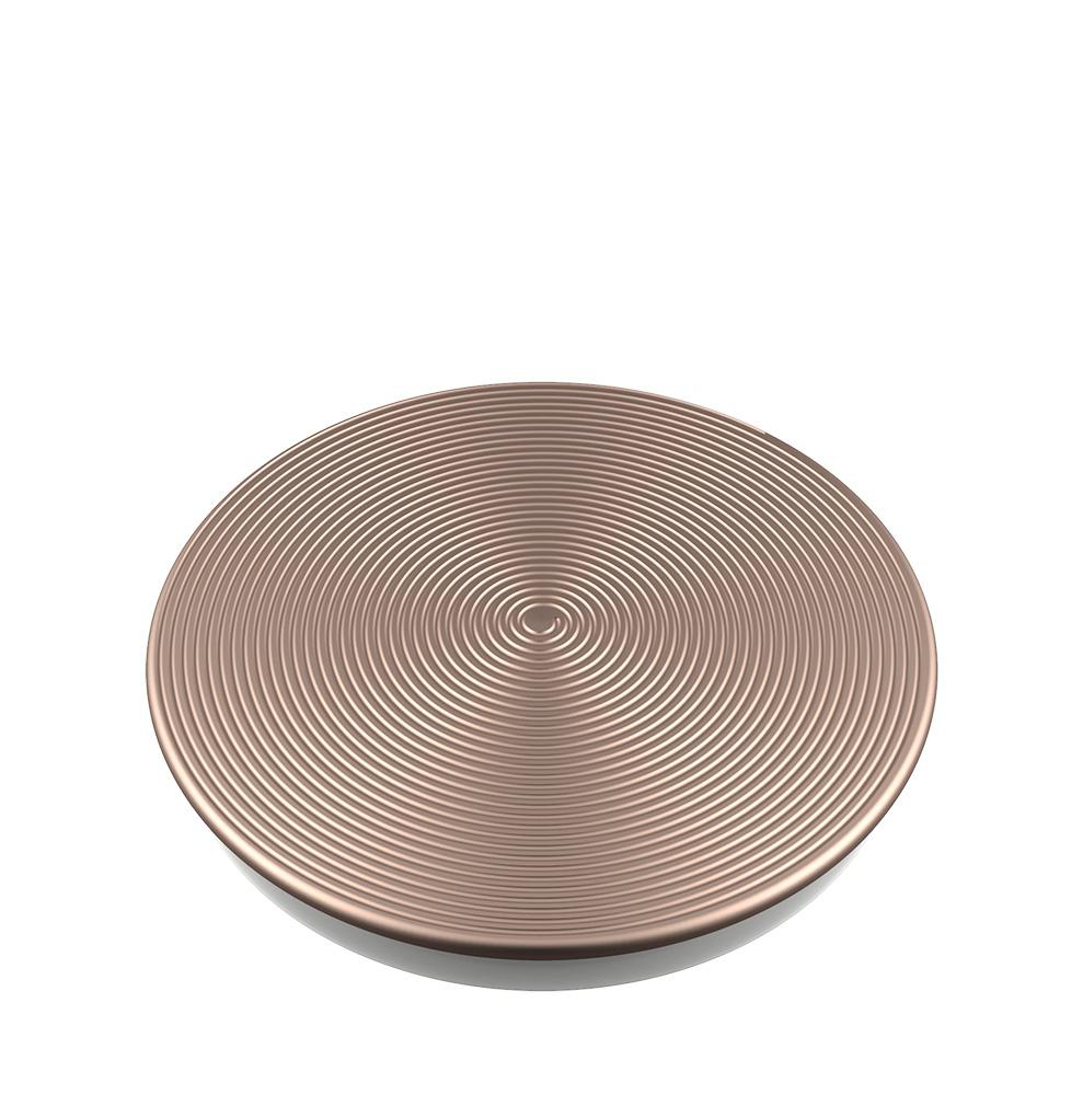 POPSOCKETS PopGrip Handyhalterung, Twist Rose Gold Aluminum