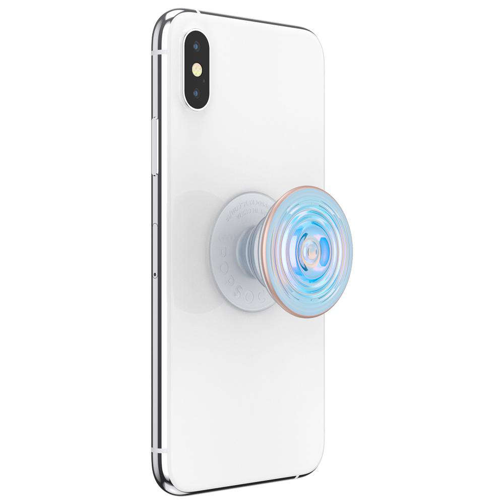 POPSOCKETS PopGrip Handyhalterung, Blue Ripple Opalescent 