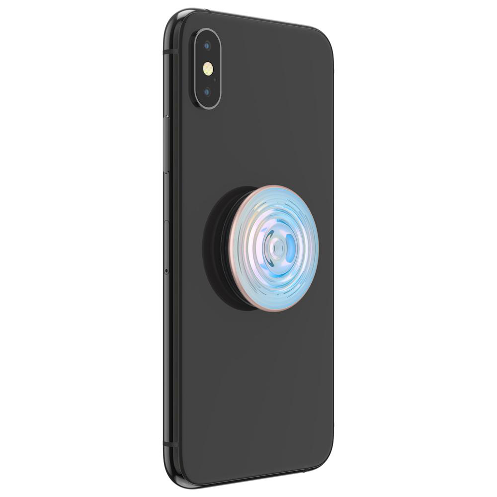 POPSOCKETS PopGrip Handyhalterung, Blue Ripple Opalescent 