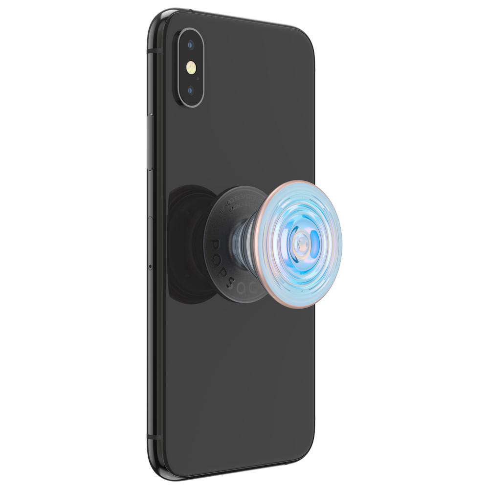 POPSOCKETS PopGrip Handyhalterung, Blue Ripple Opalescent 