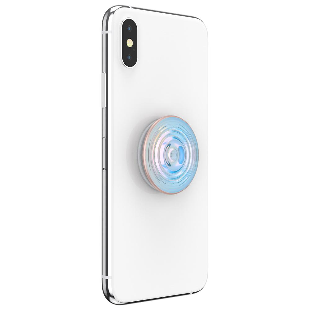 POPSOCKETS PopGrip Handyhalterung, Blue Ripple Opalescent 