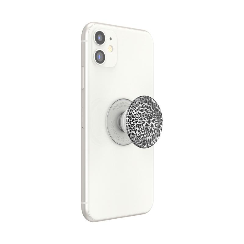POPSOCKETS PopGrip PlantCore Handyhalterung, Black Leopard