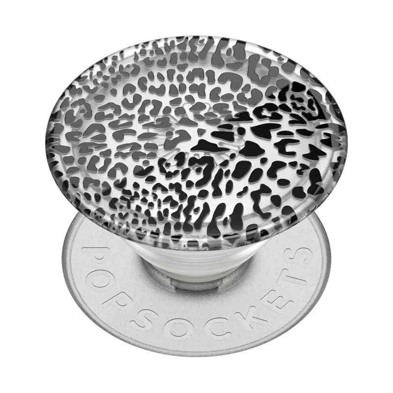 Black Handyhalterung, PlantCore POPSOCKETS Leopard PopGrip