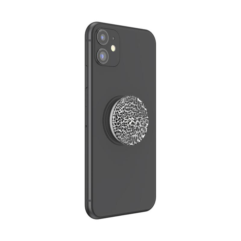 POPSOCKETS PopGrip PlantCore Handyhalterung, Black Leopard