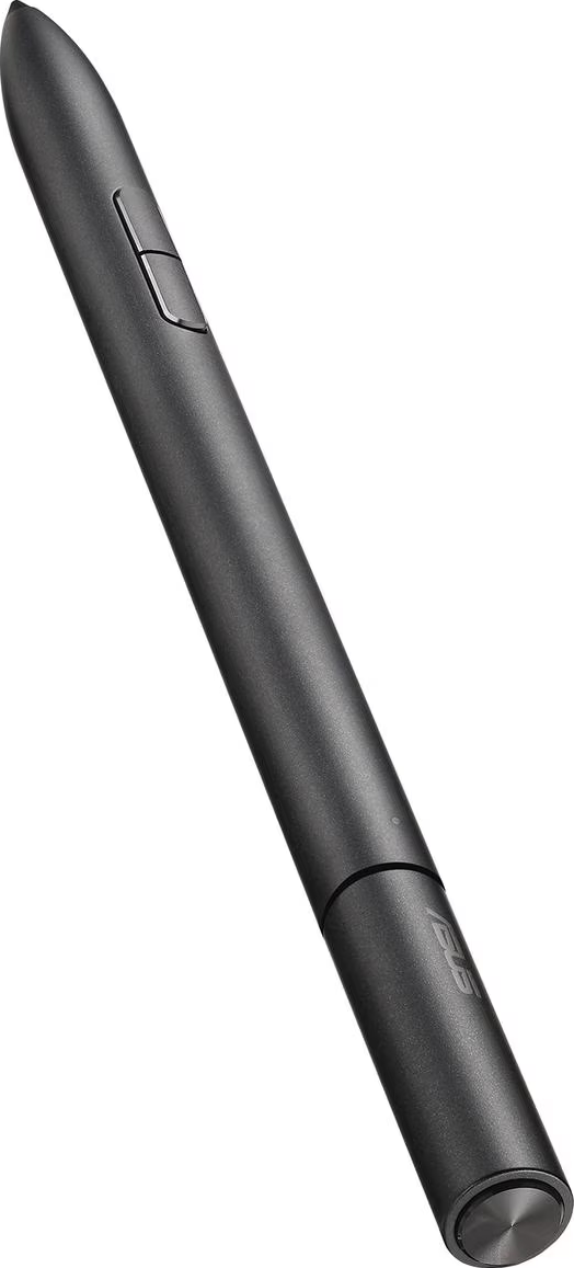 Un stylet ASUS gris foncé.