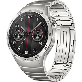 Smartwatch - Huawei Watch GT4, 46 mm, AMOLED, Hasta 14 días de autonomía, Plata