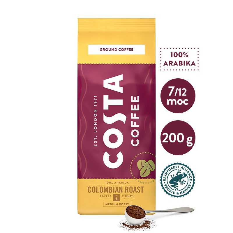 Kawa mielona COSTA COFFEE COLOMBIA 200 G
