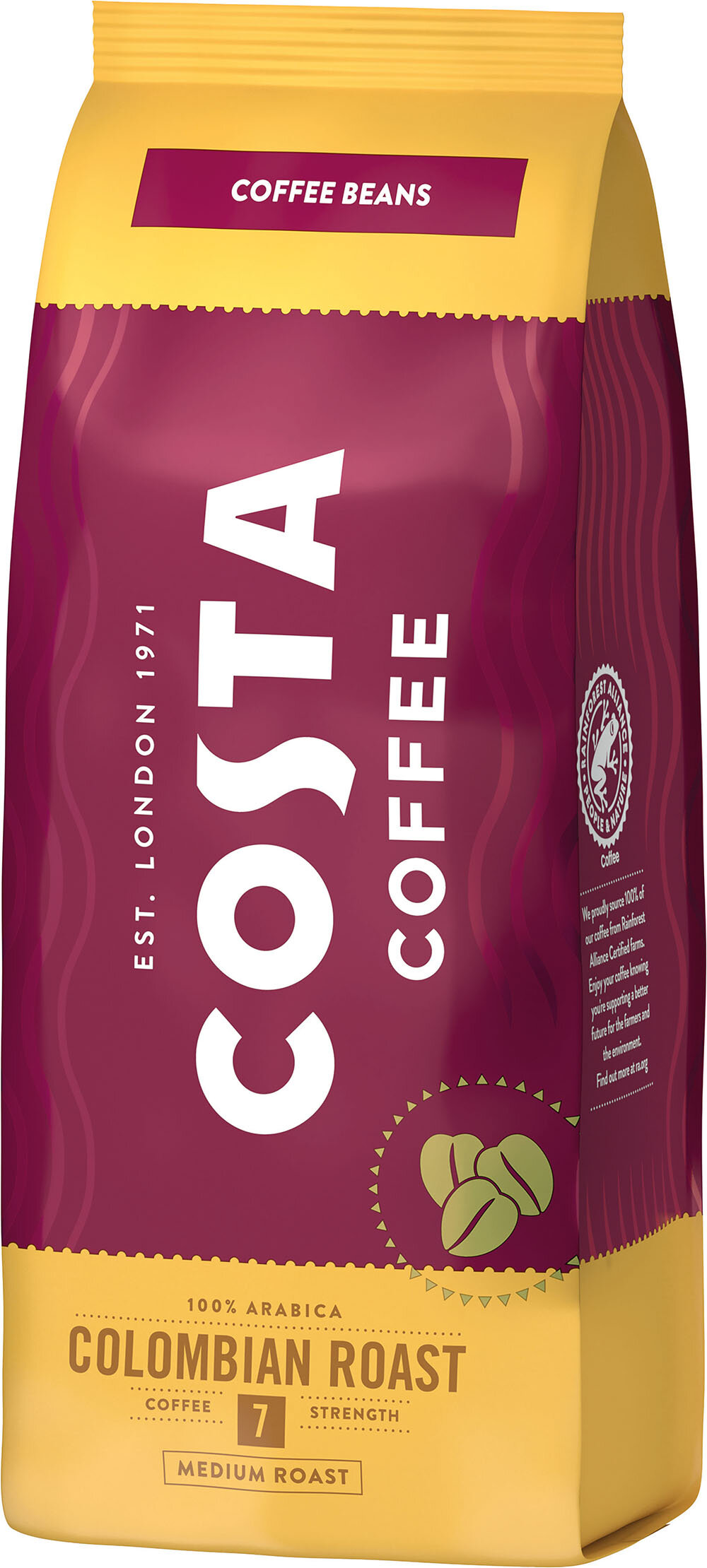 Kawa ziarnista COSTA COFFEE COLOMBIA 500 g