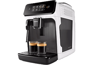 PHILIPS EP1223/00 Series 1200 Automata kávégép manuális tejhabosítóval, 1500 W, fekete/fehér