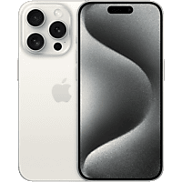 MediaMarkt APPLE iPhone 15 Pro 5G - 128 GB Wit Titanium aanbieding