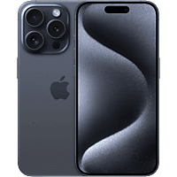 MediaMarkt APPLE iPhone 15 Pro 5G - 128 GB Blauw Titanium aanbieding