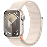 MediaMarkt APPLE Watch Series 9 GPS 41 mm Sterrenlicht Aluminium Case/Sterrenlicht Sport Loop aanbieding