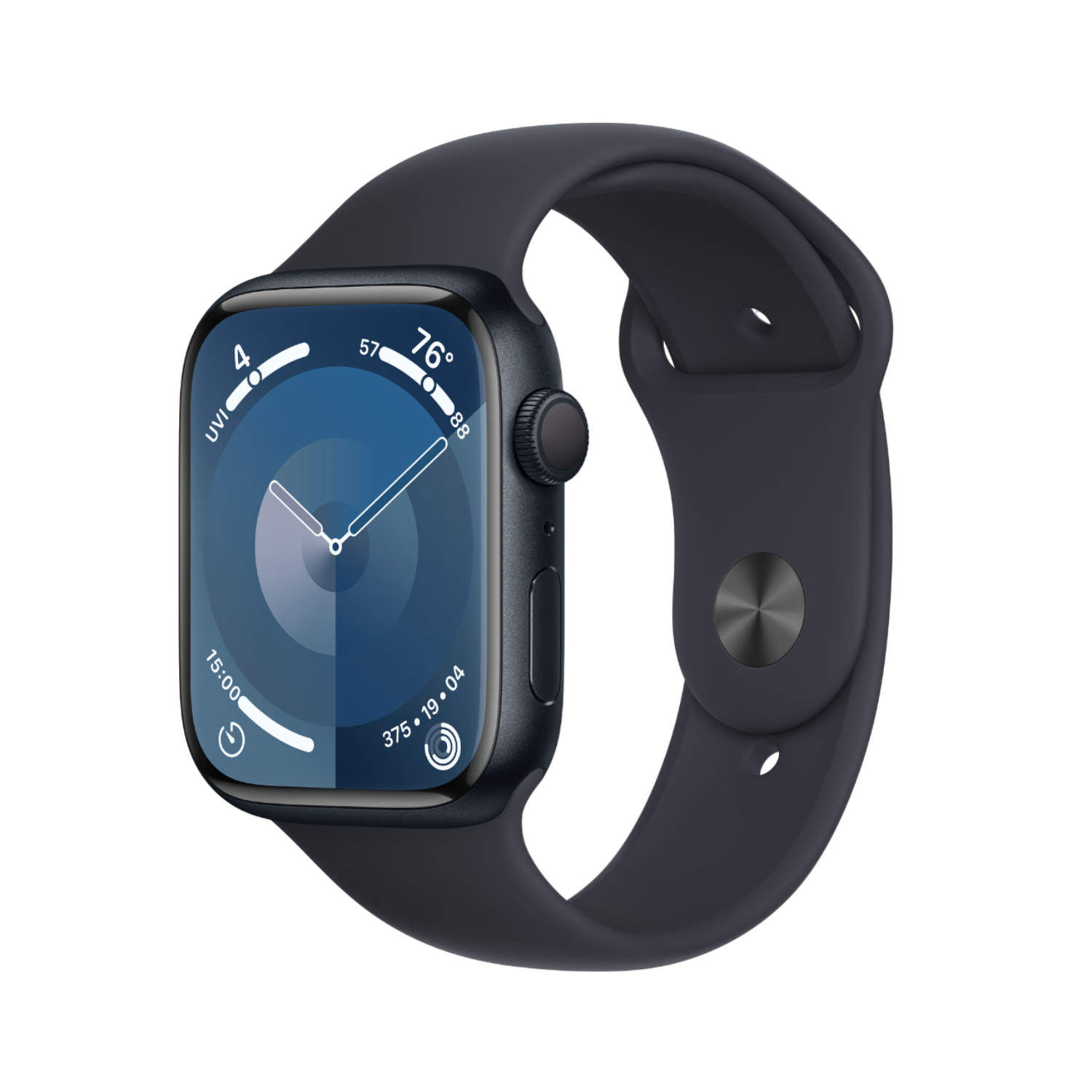 Apple Watch Series 9 GPs 41 Mm Middernacht Aluminium Case/middernacht Sport Band - M/l