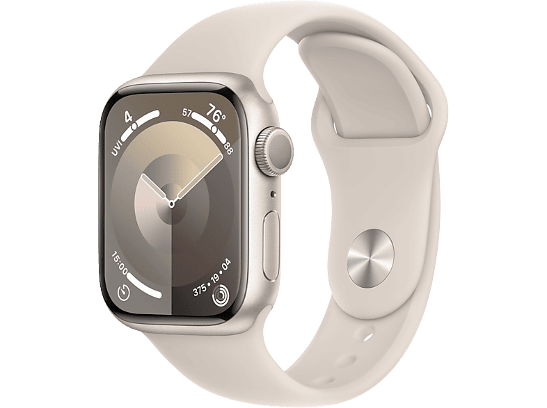 Apple Watch Series 9 GPs 41mm Starlight Aluminium Kast Sport Band - S/m (mr8t3qf/a)