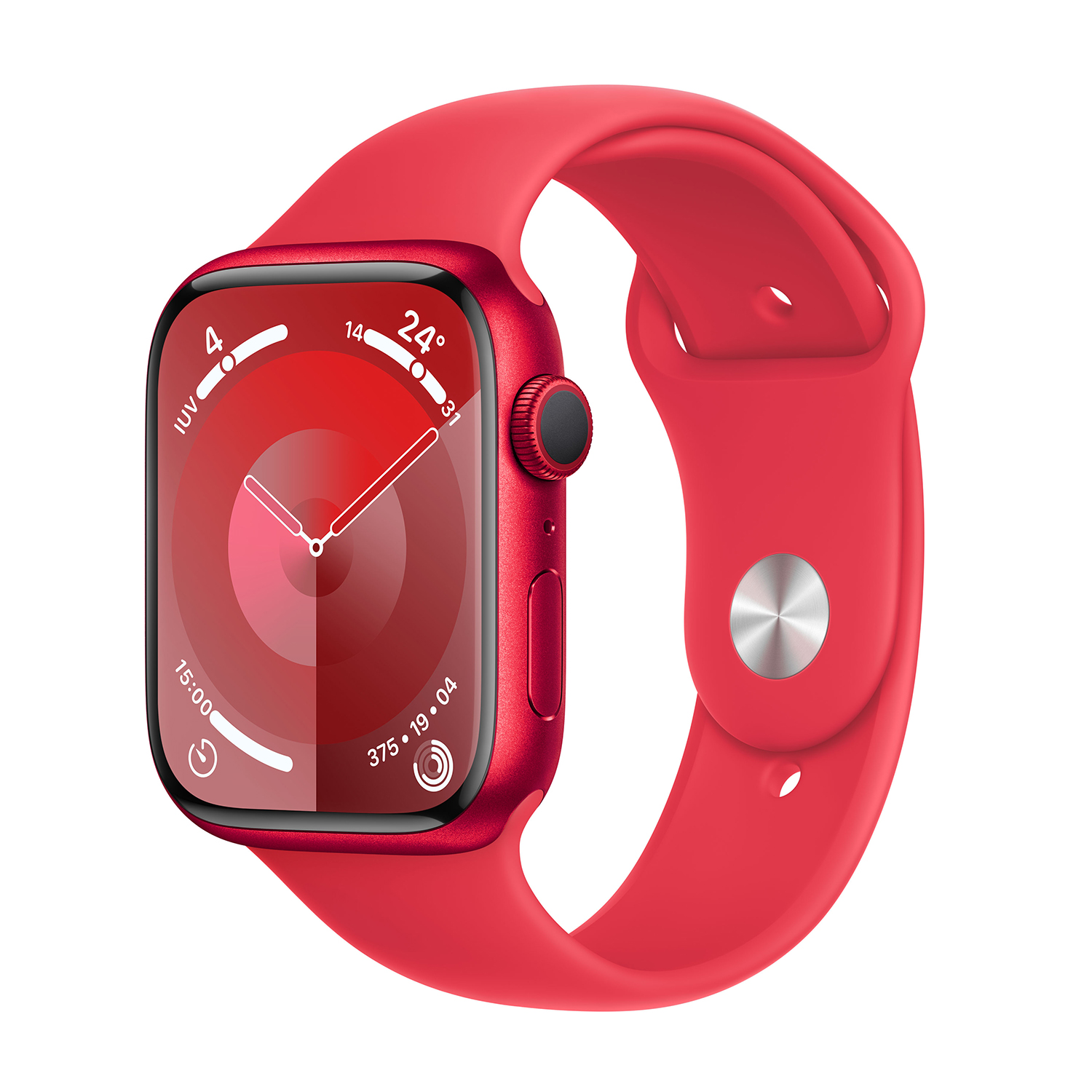 Apple Watch Series 9 GPS Cassa 45 mm in alluminio (Product)Red con Cinturino Sport - M/L