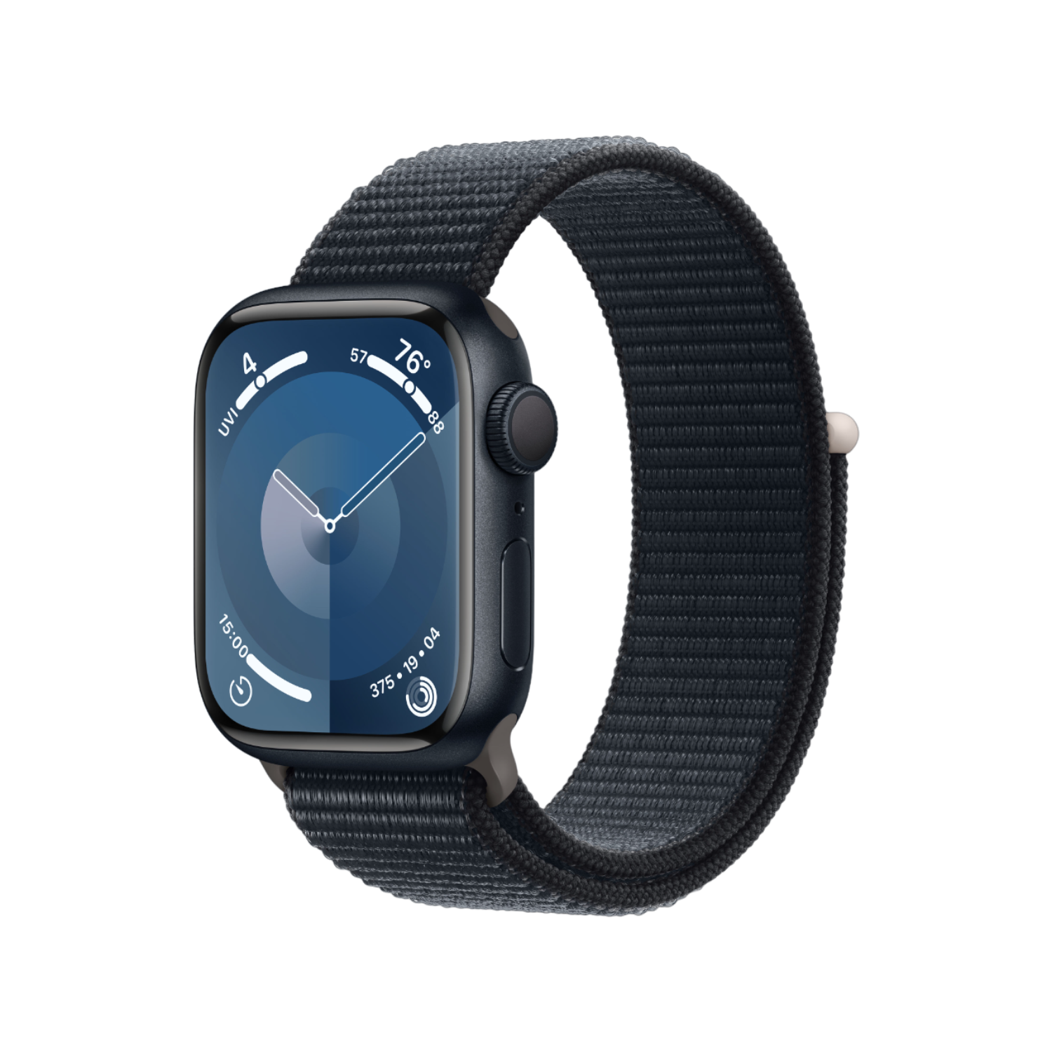 Apple Watch Series 9 GPs 45 Mm Middernacht Aluminium Case/middernacht Sport Loop