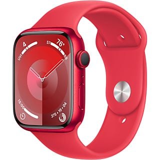 APPLE Watch Series 9 GPS 45 mm (PRODUCT)RED Aluminium Case/(PRODUCT)RED Sport Band - M/L