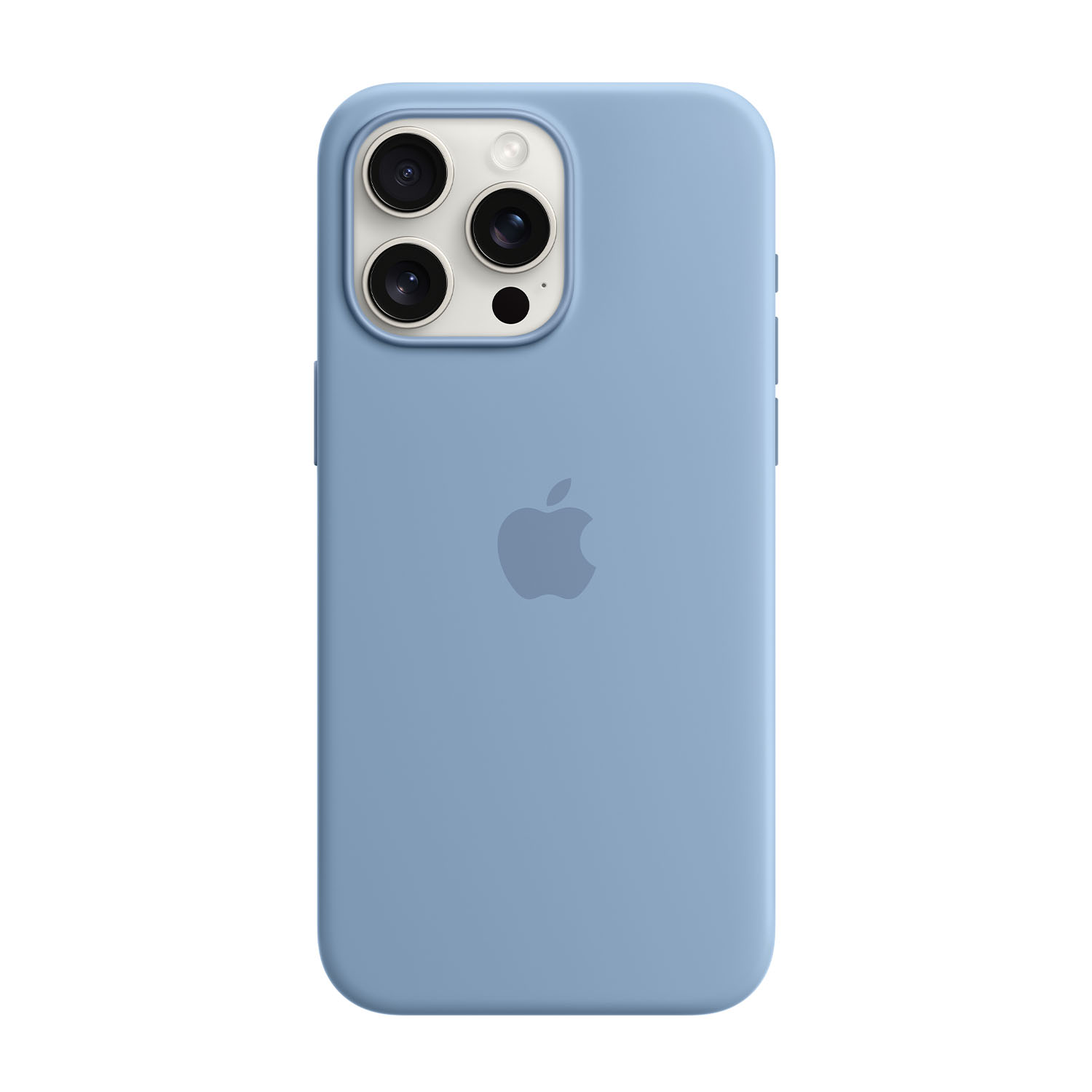 Apple Custodia MagSafe in silicone per iPhone 15 Pro Max - Blu inverno