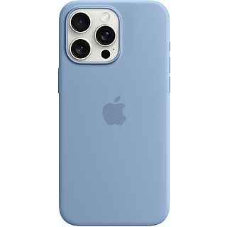 APPLE Custodia MagSafe in silicone per iPhone 15 Pro Max - Blu inverno