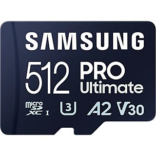 SAMSUNG Carte mémoire microSD Pro Ultimate 512 GB V30 (MB-MY512SA/WW)
