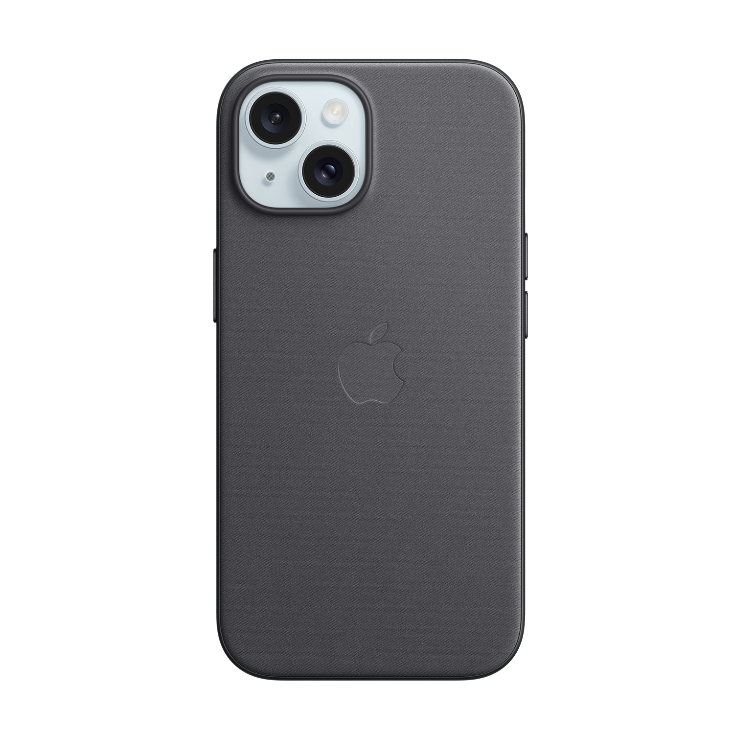 Apple Custodia MagSafe in tessuto FineWoven per iPhone 15 - Nero