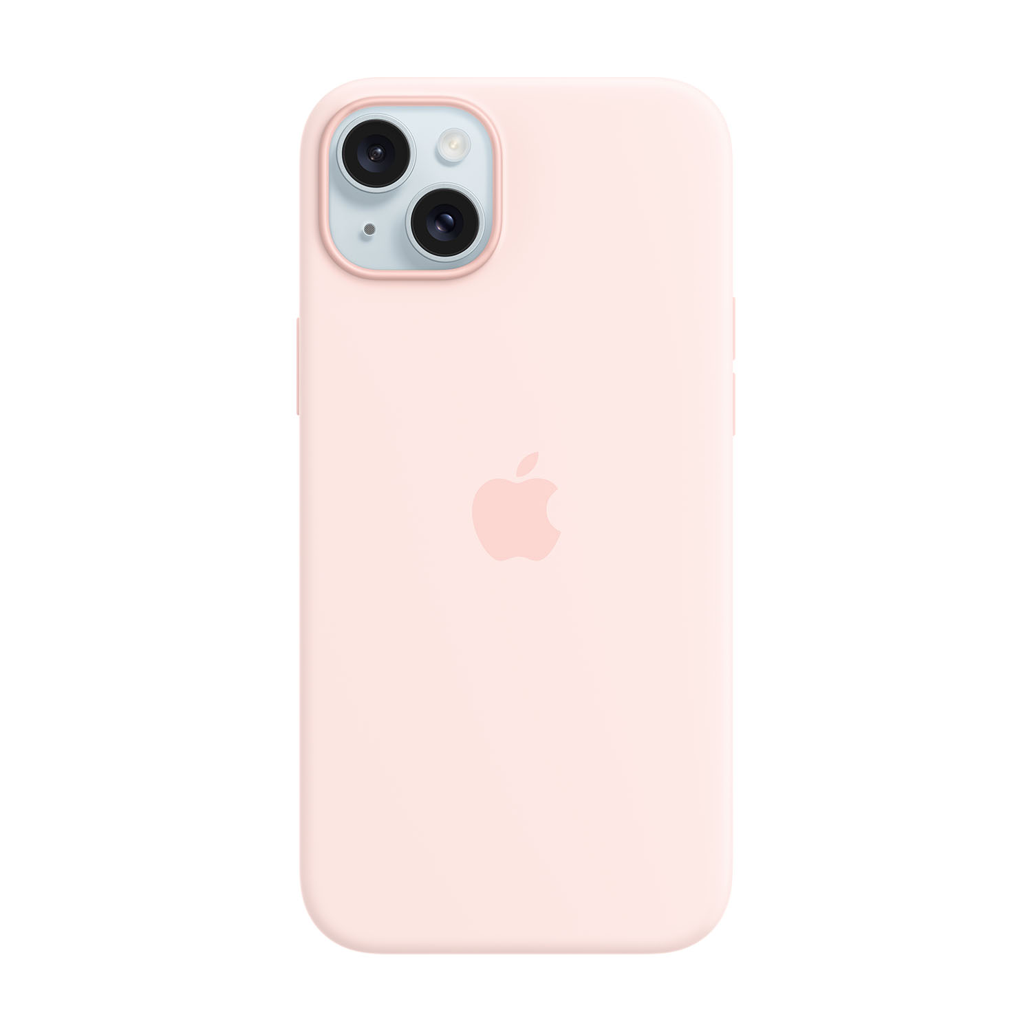 Apple Custodia MagSafe in silicone per iPhone 15 Plus - Rosa confetto