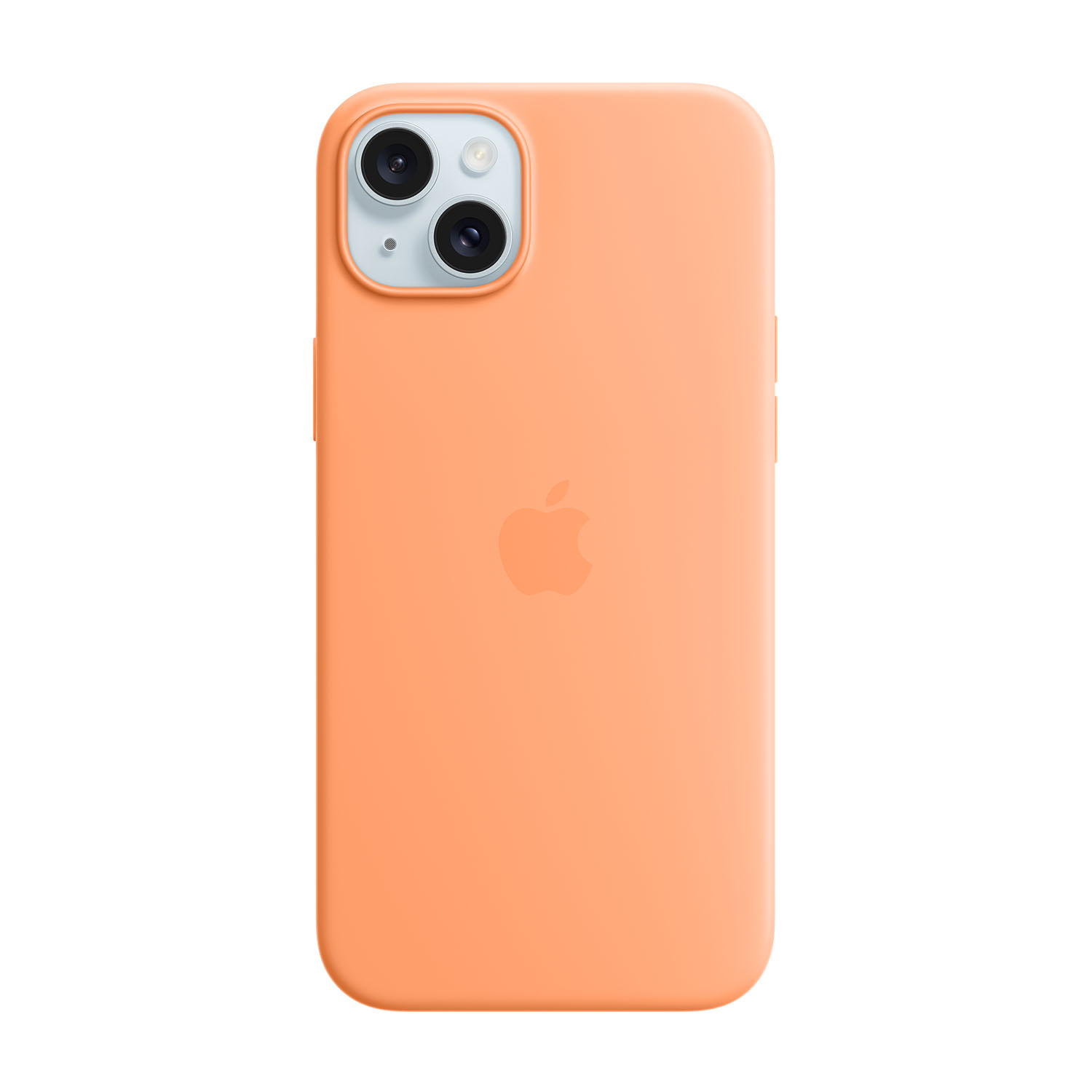 Apple Custodia MagSafe in silicone per iPhone 15 Plus - Aranciata