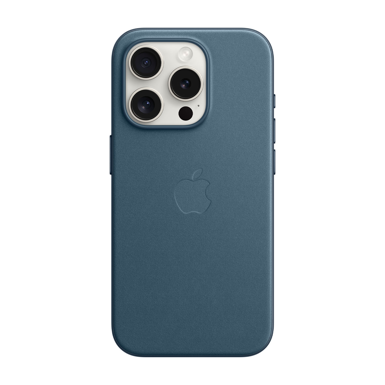 Apple Custodia MagSafe in tessuto FineWoven per iPhone 15 Pro Max - Blu Pacifico