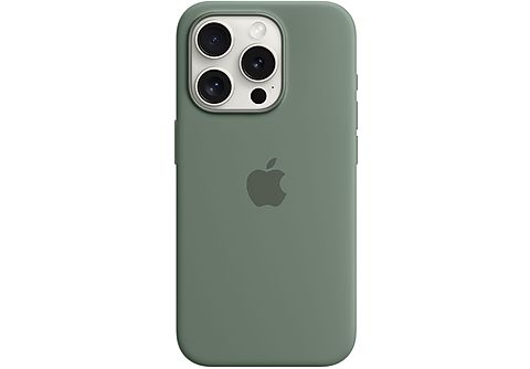 APPLE Custodia MagSafe in silicone per iPhone 15 Pro - Cipresso