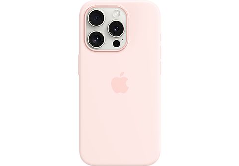 APPLE Custodia MagSafe in silicone per iPhone 15 Pro - Rosa confetto