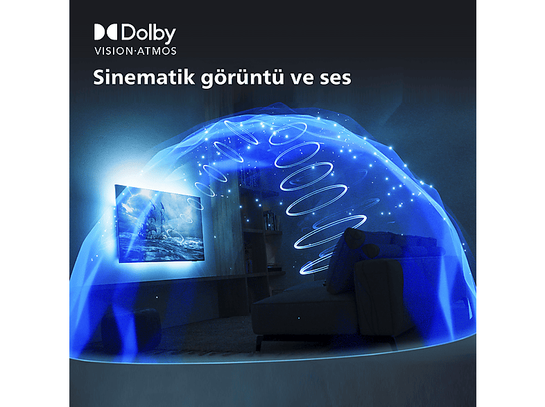 PHILIPS 50PUS8108/62 50 inç 126 Ekran Uydu Alıcılı Smart 4K UHD Ambilight LED TV_6