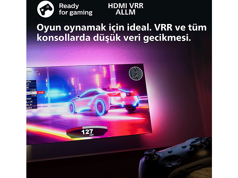PHILIPS 50PUS8108/62 50 inç 126 Ekran Uydu Alıcılı Smart 4K UHD Ambilight LED TV_7