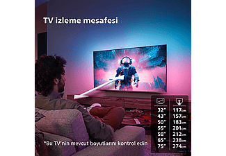 PHILIPS 50PUS8108/62 50 inç 126 Ekran Uydu Alıcılı Smart 4K UHD Ambilight LED TV_10