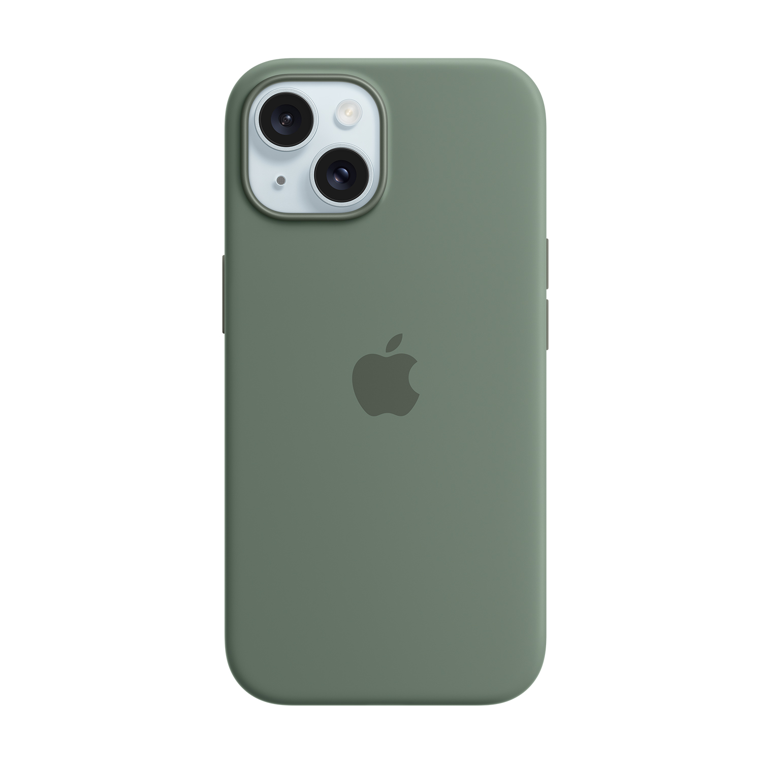 Apple Custodia MagSafe in silicone per iPhone 15 - Cipresso